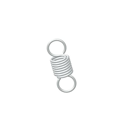 Extension Spring, O= .359, L= 1.00, W= .041
